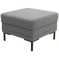 Hocker Looks Vii - Schwarz/Grau, Design, Textil (55/45/55cm) - LOOKS by W.Joop