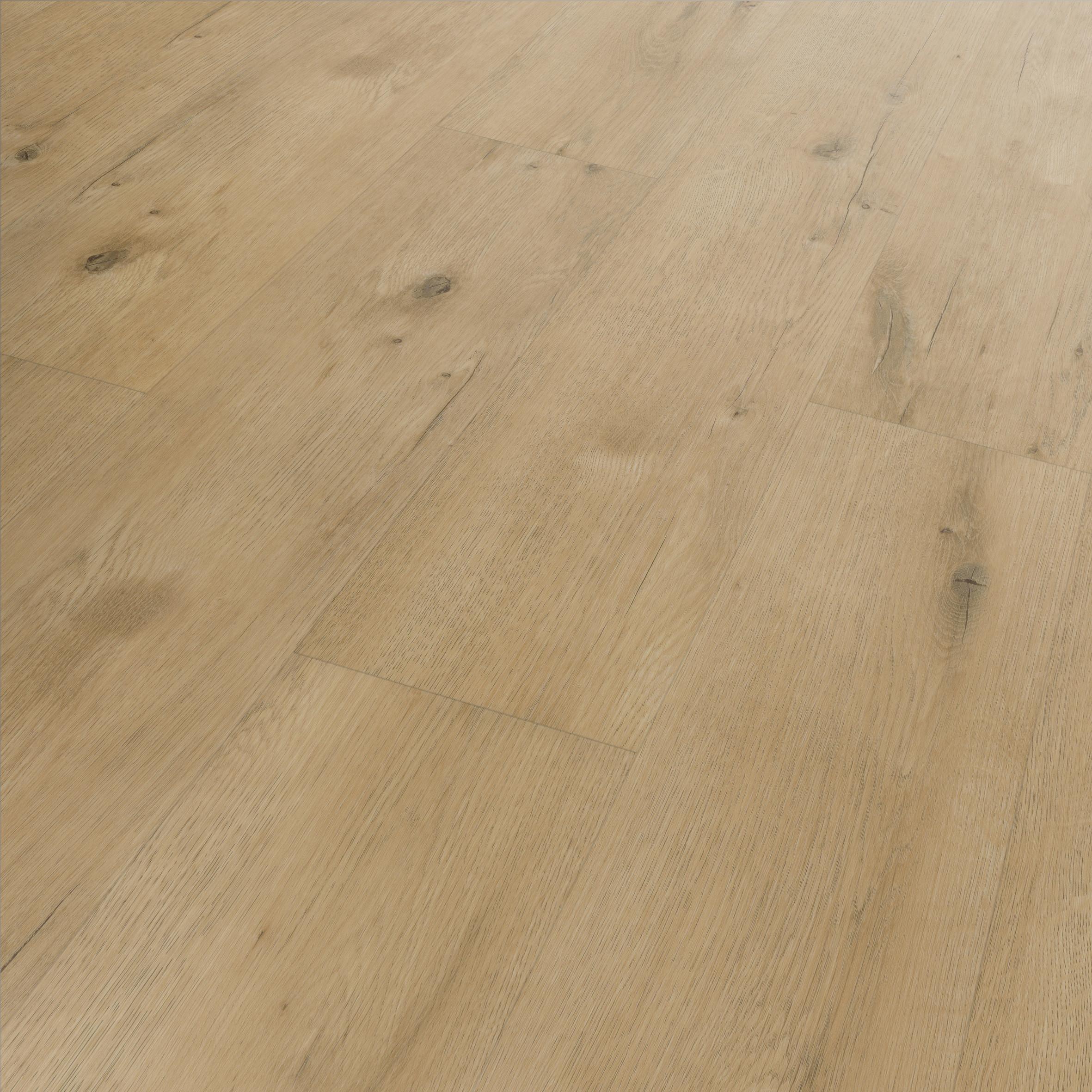 Designboden Eichefarben Hell Landhausdiele Stärke 2,5mm - Eichefarben, Basics, Kunststoff (121.9/18.4/0.25cm)