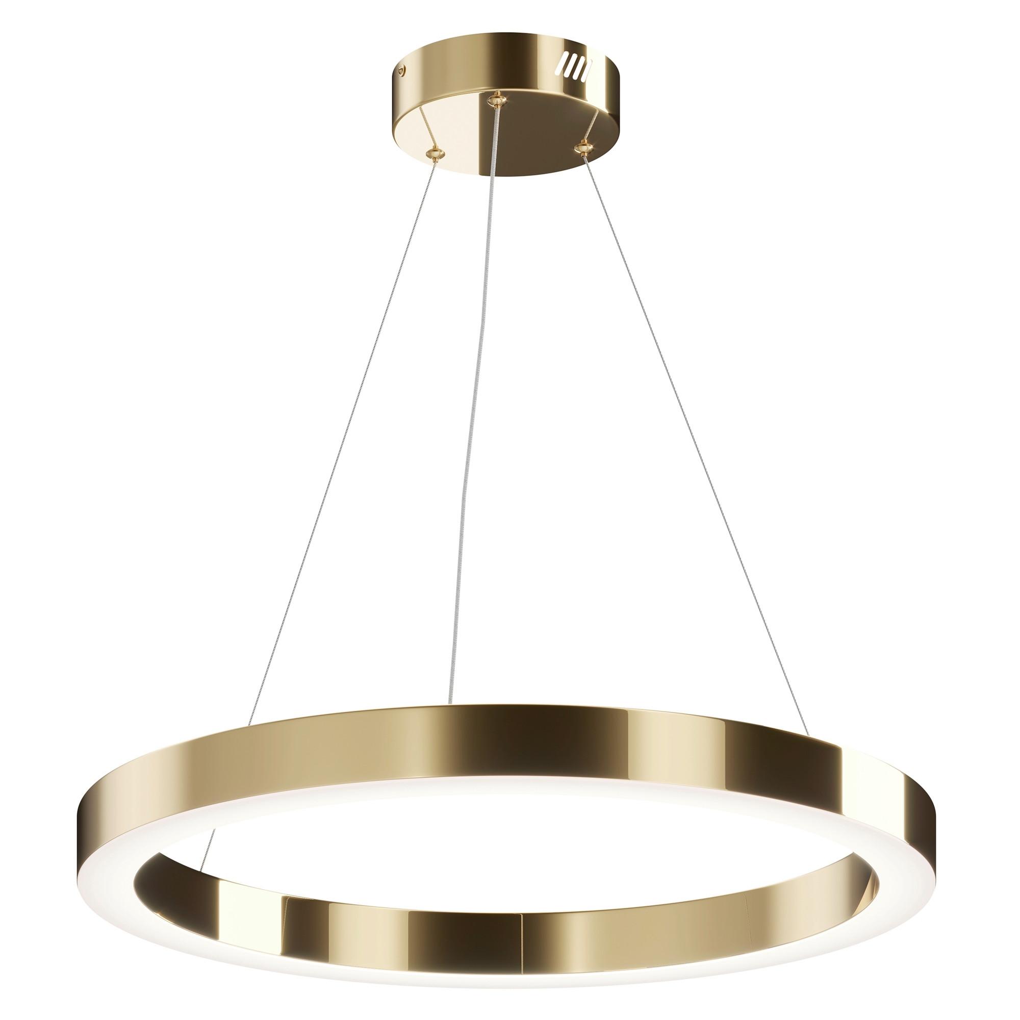 PENDELLEUCHTE SATURNO - Messingfarben, Trend, Metall (60/100-180cm) - MAYTONI