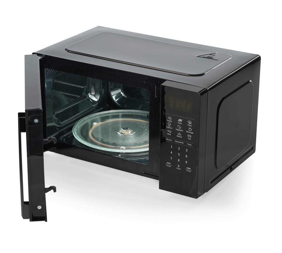 MIKROWELLE 700W, 20 Liter - Schwarz, Basics, Glas/Metall (45,5/26,1/32,6cm) - Hisense
