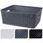 Košík Mona -top- - čierna/sivá, plast (35/29/13,5cm) - Mömax modern living Košík Mona -top- - čierna/sivá, plast (35/29/13,5cm) - Mömax modern living