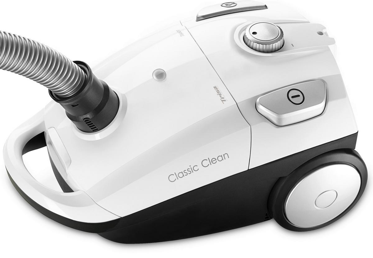 Staubsauger mit Beutel, Möbelbürste + Bodendüse 700 W - Weiß, MODERN, Kunststoff (44/27/23cm) - Trisa Electronics