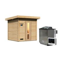 Saunahaus Bente 2 196/212/196 cm - Fichtefarben, Basics, Holz (196/212/196cm)