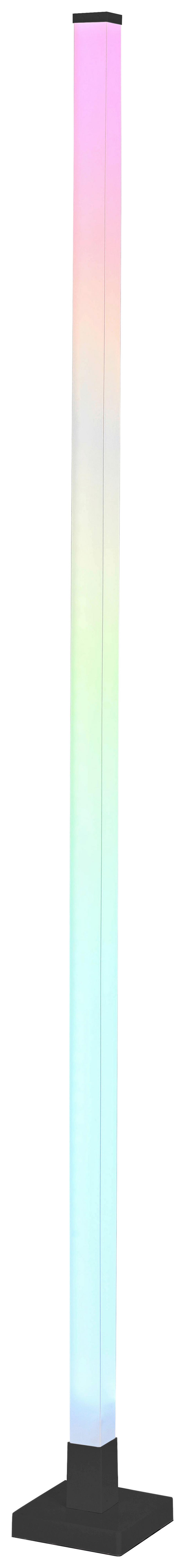 Led-stehleuchte Selena - Schwarz/Weiß, MODERN, Kunststoff (12,5/12,5/150cm) - Luca Bessoni