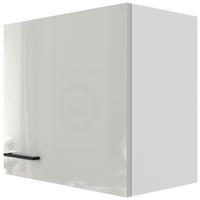 Horná kuchynská skrinka LEVI - čierna/sivá, Modern, kov/kompozitné drevo (60/54/32cm) - FlexWell