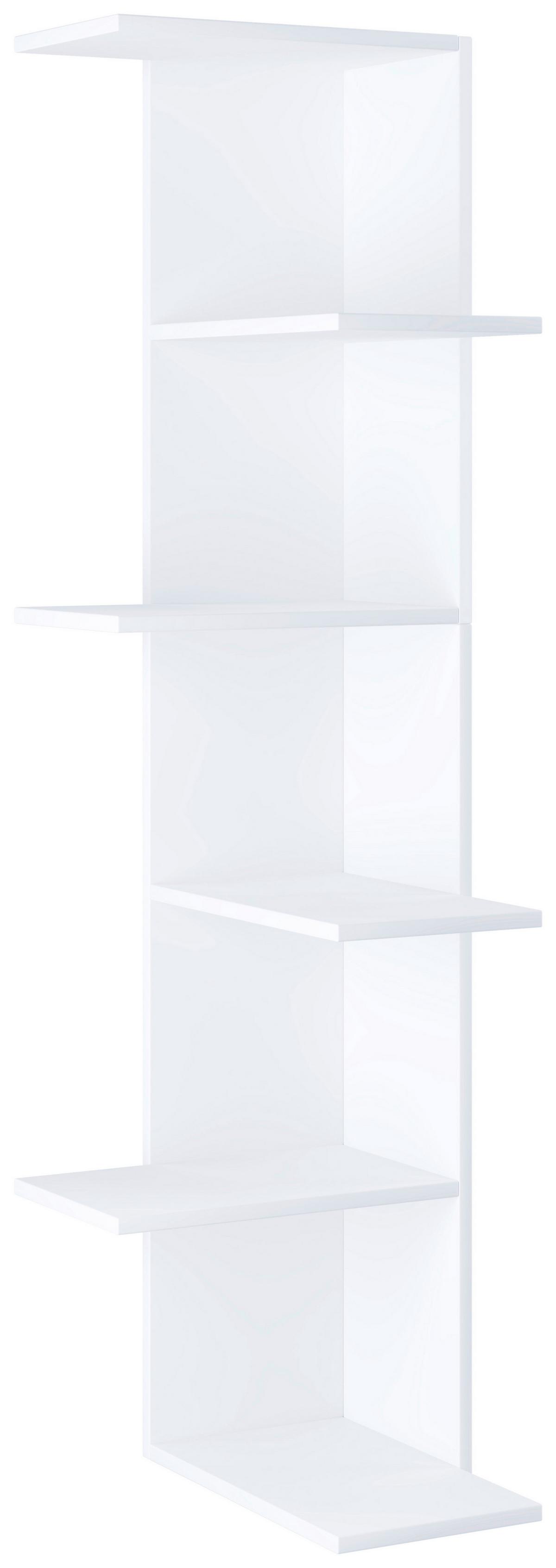 Eckreal Balos Weiß B: 37 cm - Weiß, LIFESTYLE, Holzwerkstoff (37/140/37cm) - MID.YOU