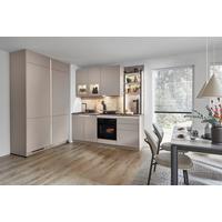 Eckküche Sidney - Hellbraun/Dunkelbraun, MODERN, Holzwerkstoff (218,1/273,2cm) - Vertico