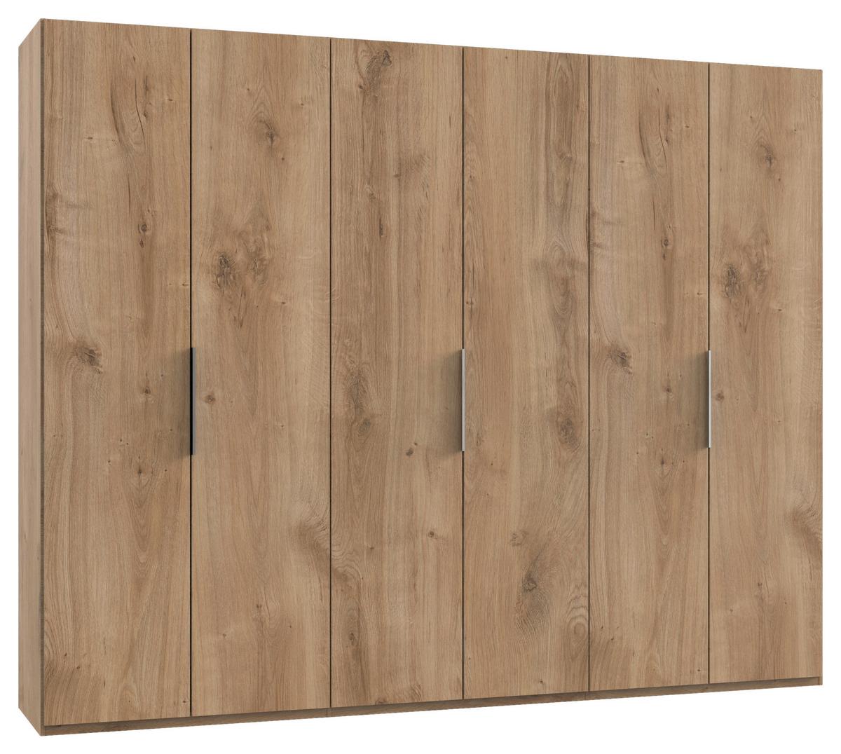 Drehtürenschrank 300 Cm Level, Eiche Dekor - Eichefarben, MODERN, Holzwerkstoff (300/236/58cm) - MID.YOU