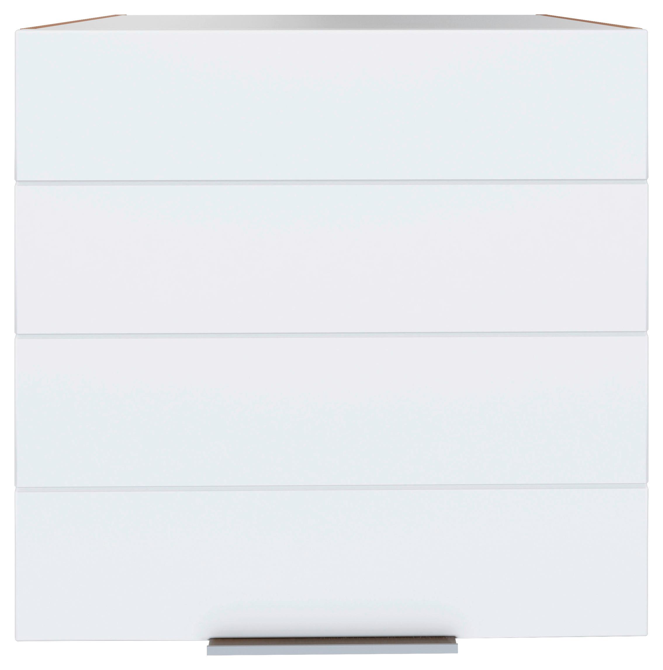 Küchenoberschrank Florenz 60 cm Weiß/Eiche 1 Drehtüre - Eiche Wotan/Weiß, Design, Holzwerkstoff (60/57/34cm) - Held
