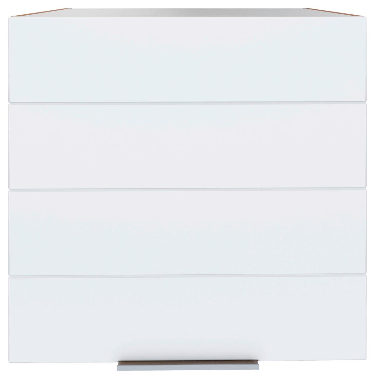 Küchenoberschrank Florenz 60 cm Weiß/Eiche 1 Drehtüre - Eiche Wotan/Weiß, Design, Holzwerkstoff (60/57/34cm) - Held