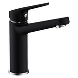 Waschtischarmatur Soho Ehm Schwarz - Schwarz, Basics, Metall (5/18/15cm)
