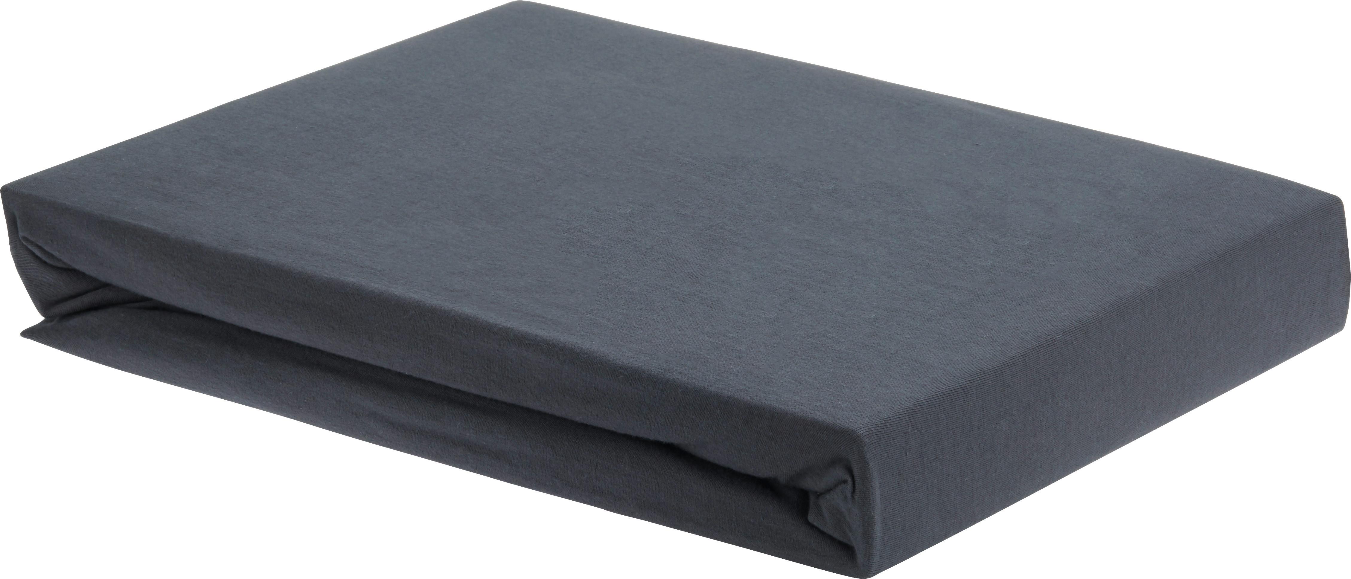 ELASTICKÉ PROSTĚRADLO Elasthan, 150/200/28cm - antracitová, textil (150/200cm) - Premium Living