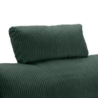 Opěrka hlavy LILLE, zelený manšestr - zelená, Moderní, textil (58/23/10cm) - Mömax