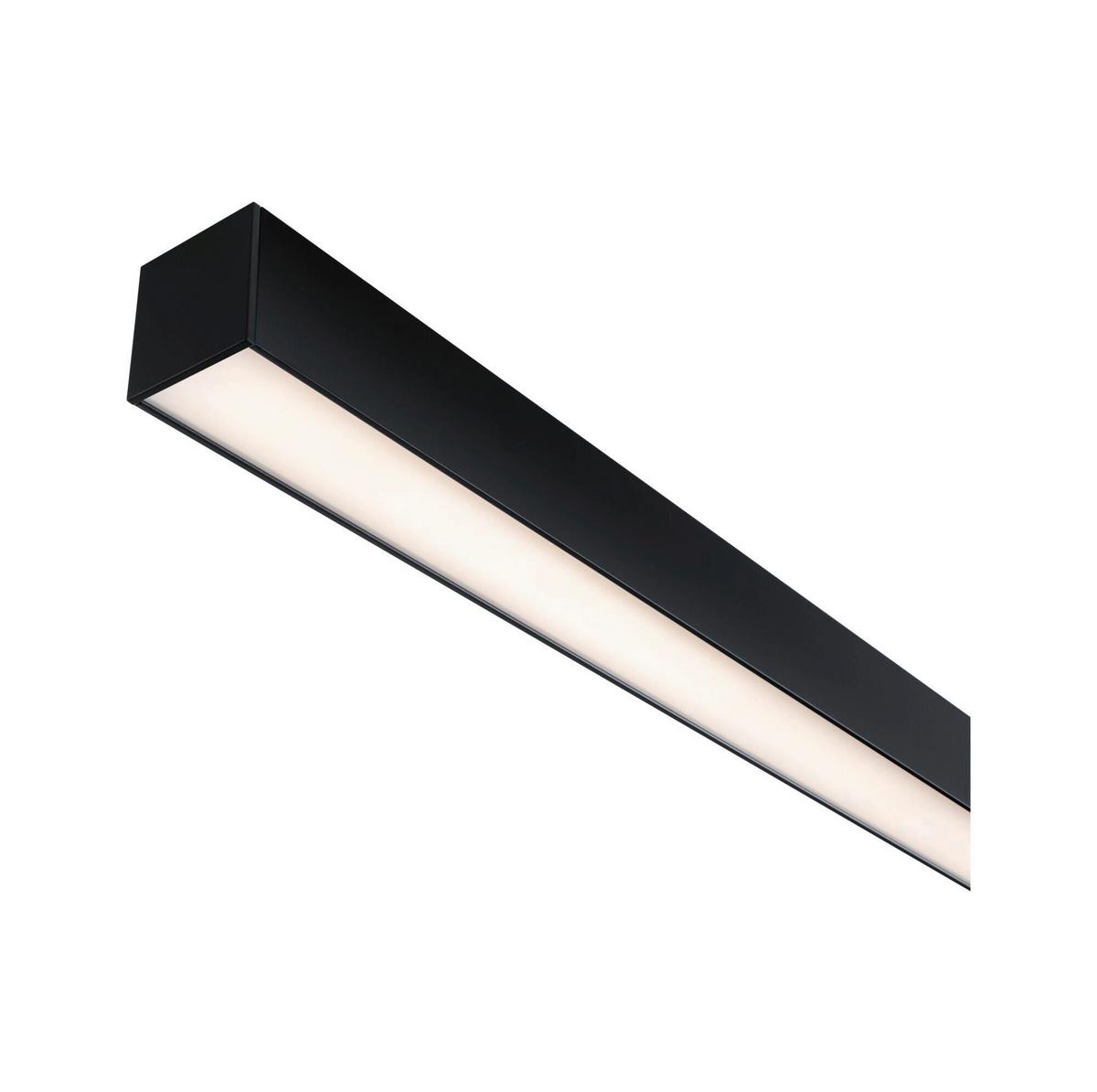 Schienensystem-einspeiser Linion Schwarz B: 4 Cm - Schwarz, Basics, Kunststoff/Metall (100/4/4cm) - Paulmann