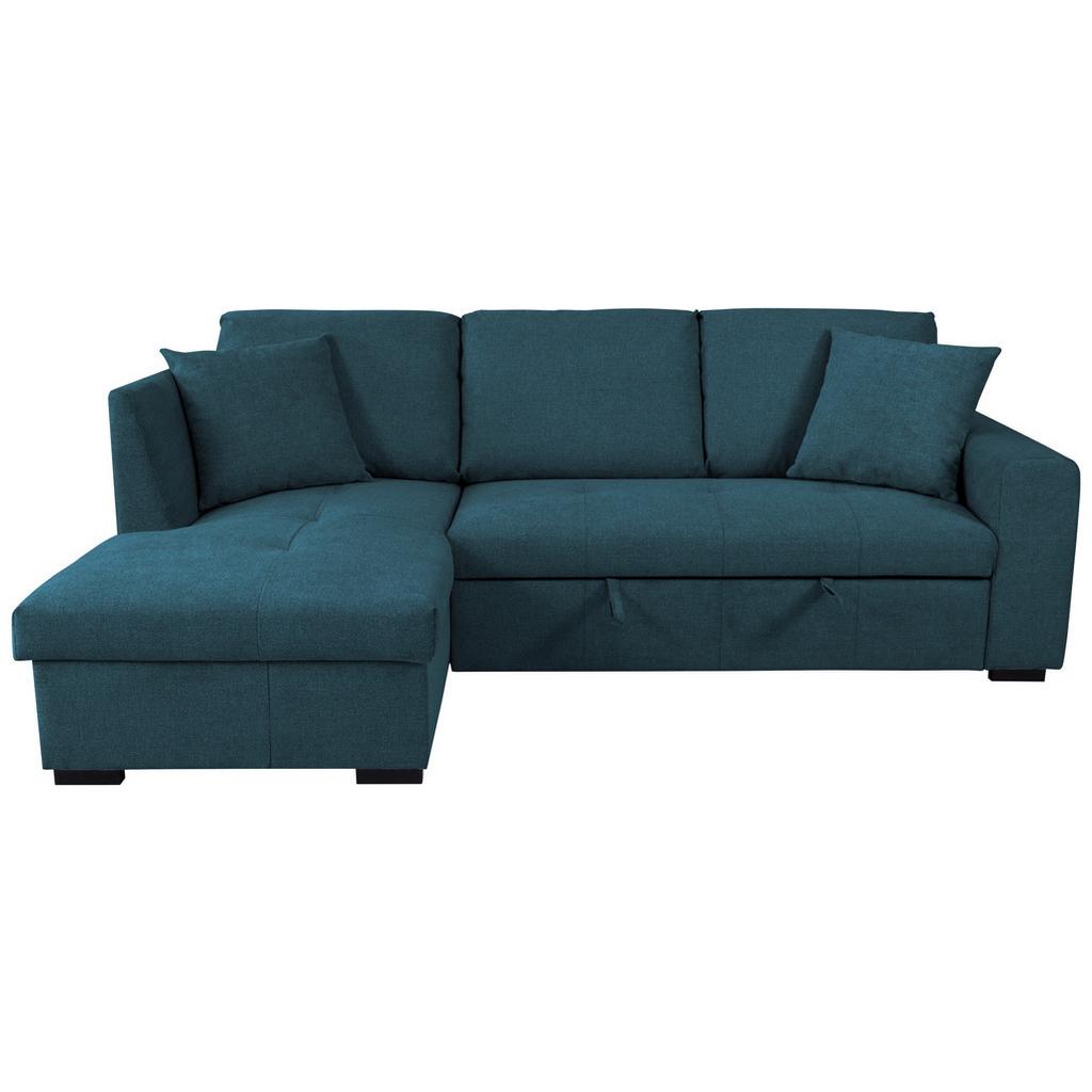 Ecksofa Lukas Blau S: 158x239 cm