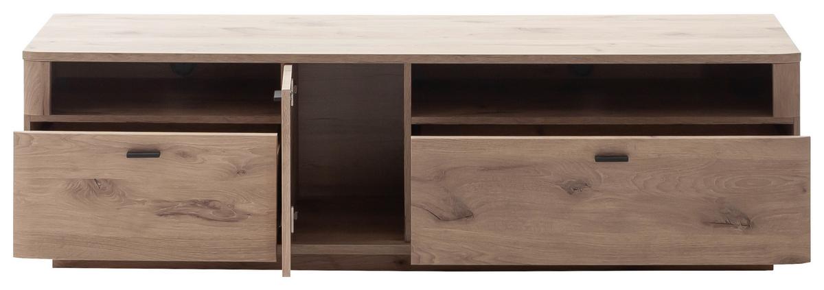 Lowboard Prato B: 180 Cm Eichefarben - Eichefarben, Design, Holzwerkstoff (180/53/50cm) - MID.YOU