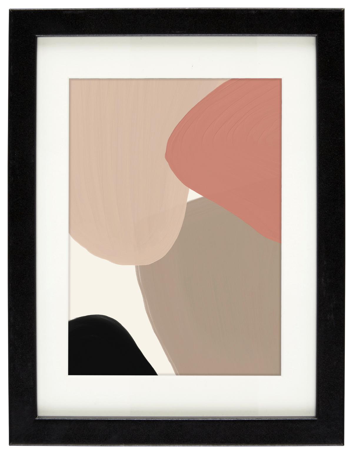 Rám na obraz Gitta 18 x 24 cm - černá, Moderní, kompozitní dřevo/sklo (18/24cm) - Modern Living