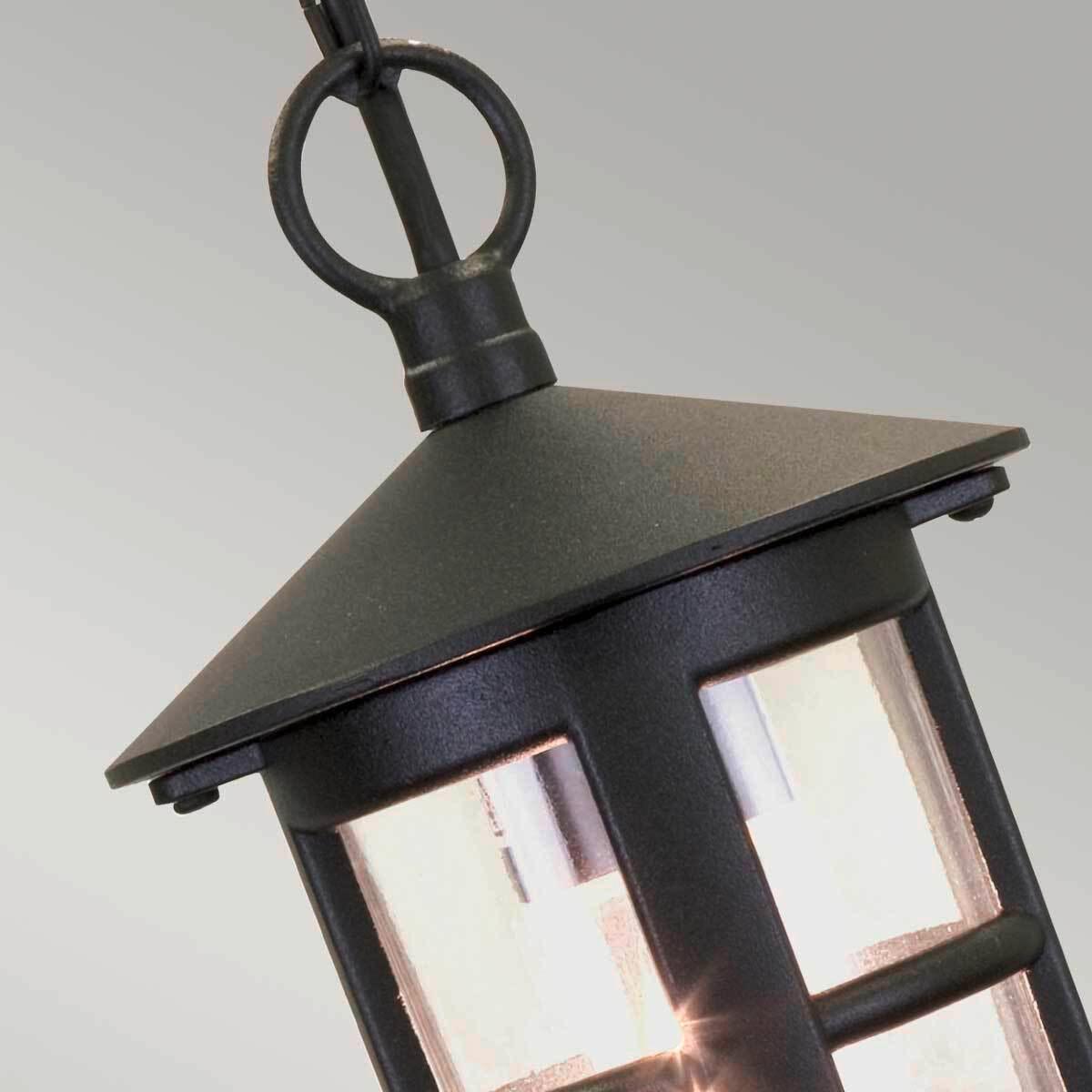 Außenhängeleuchte Bl21b-Black - Schwarz, KONVENTIONELL, Glas/Metall (15/26cm) - Elstead Lighting