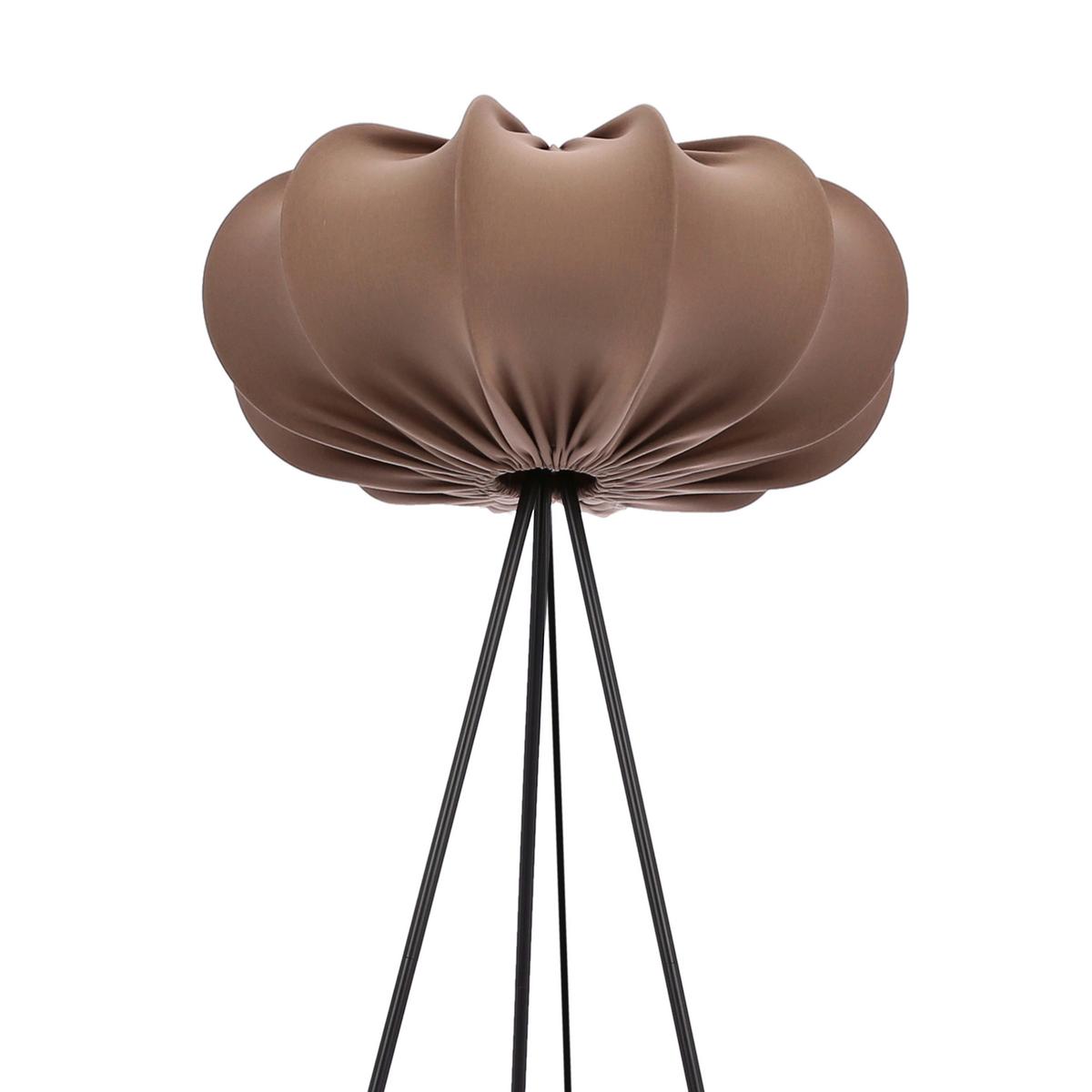 Stehleuchte 51-42026 Caffe - Schwarz/Mokka, KONVENTIONELL, Kunststoff/Metall (52/52/147cm)
