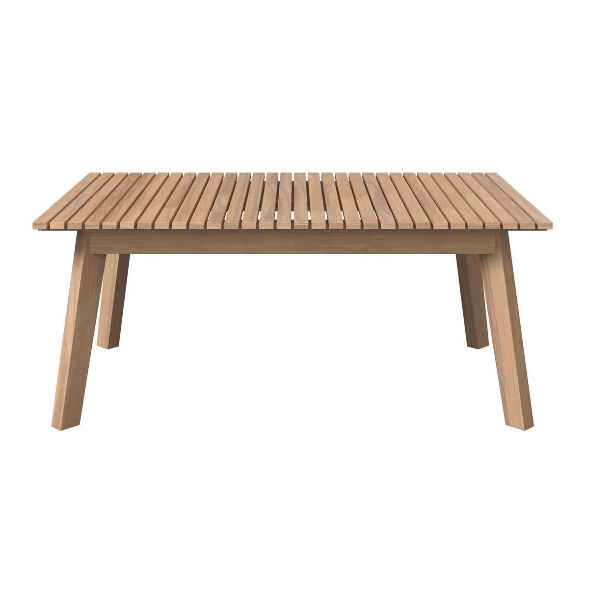 Loungegarnitur Dublin - Grau/Akaziefarben, MODERN, Holz/Kunststoff (90/60/55cm) - Beldano