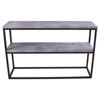 Beistelltisch Rise Dunkelgrau/Schwarz B: 30 cm - Dunkelgrau/Schwarz, Design, Holzwerkstoff/Metall (110/30/70cm) - Livetastic