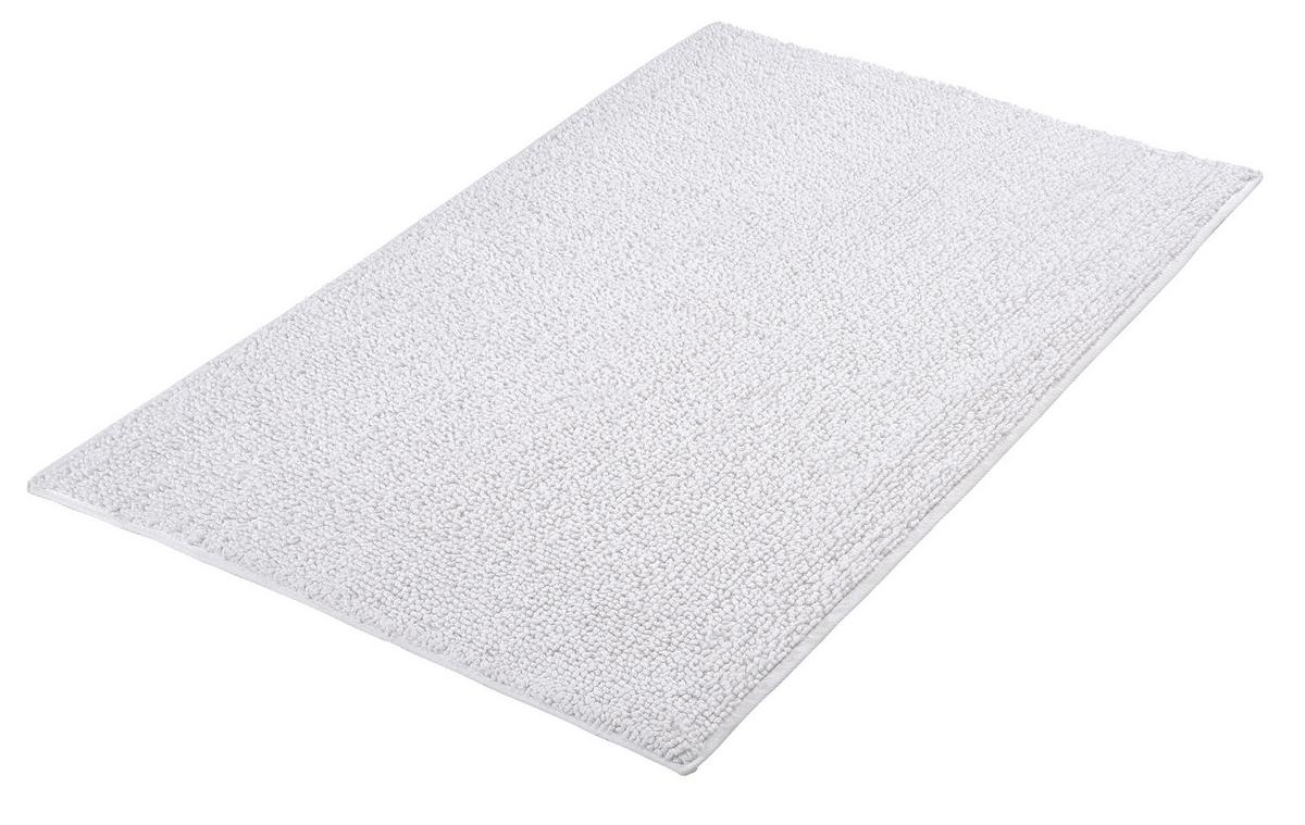 Badteppich Chrissy 65x115 Cm Weiß, Waschbar - Weiß, Basics, Textil (65/115cm) - Kleine Wolke