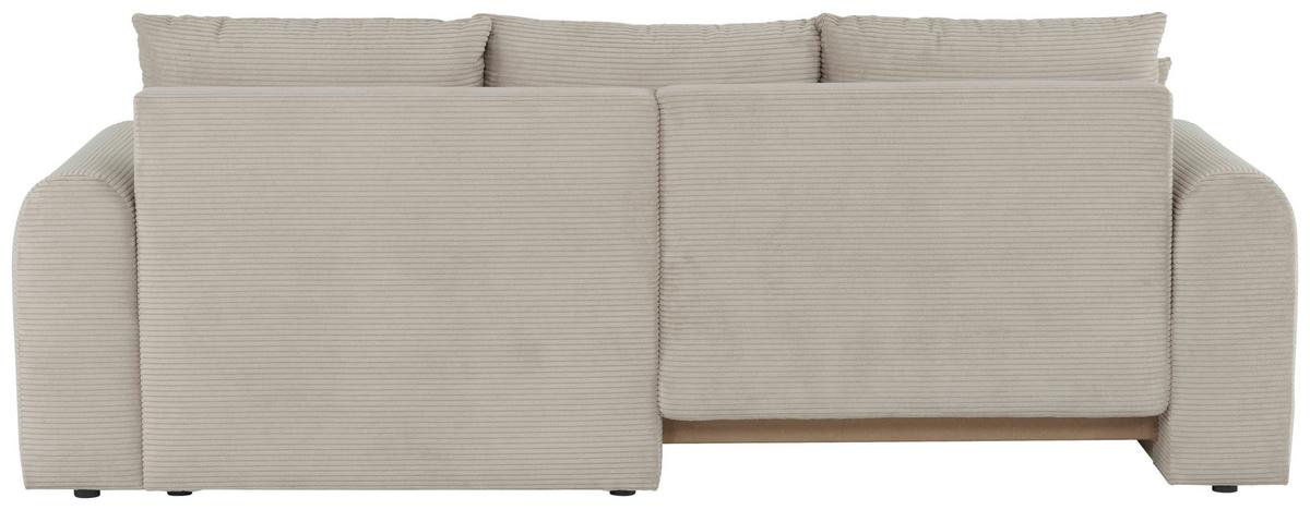 Ecksofa Joni Beige S: 250 cm - Beige, Design, Textil (250/151cm) - MID.YOU