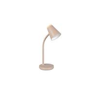LED-TISCHLEUCHTE Pongo Braun Beige B: 13 cm - Beige/Braun, Basics, Kunststoff/Metall (36/13/23cm)