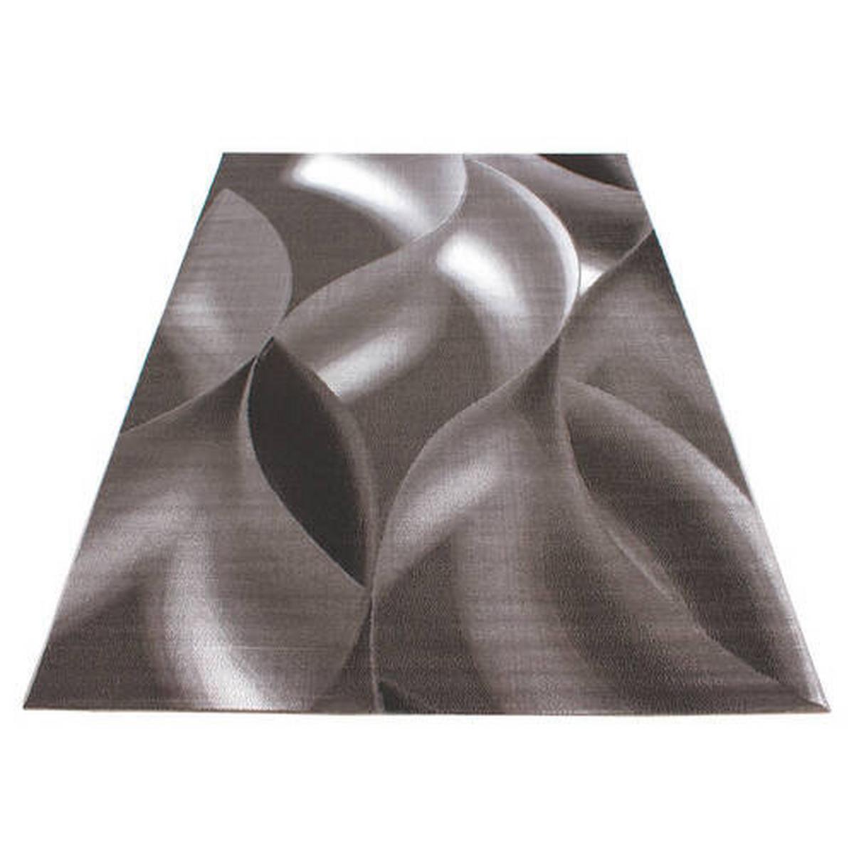 Webteppich Plus - Braun, Basics, Textil (140/200cm) - Novel