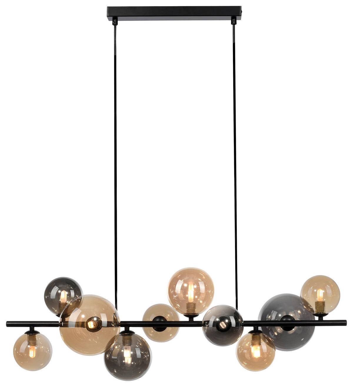 Hängeleuchte Popsicle H: 120 Cm 10-Flammig - Basics, Kunststoff/Metall (86/15/120cm)