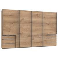 Schwebetürenschrank Mit Laden 350cm Level 36a, Eiche - Eichefarben, Basics, Holzwerkstoff (350,00/216,00/65,00cm) - MID.YOU