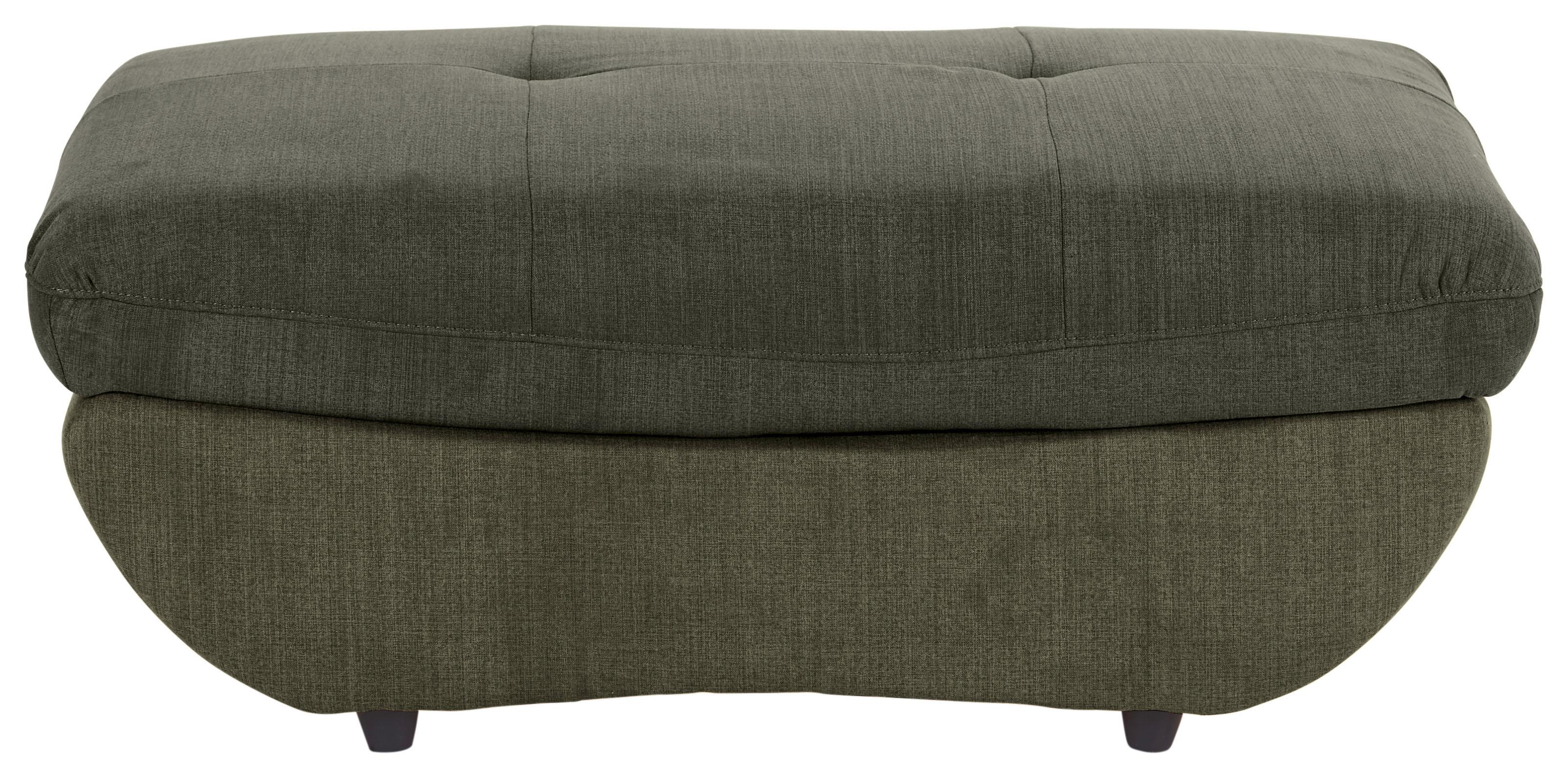 TABURETKA PARK - čierna/tmavozelená, Modern, textil/plast (107/75cm) - Luca Bessoni
