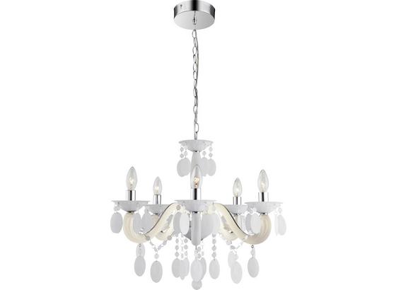 Hängeleuchte Rina - Chromfarben, MODERN, Kunststoff/Metall (58/126cm) Hängeleuchte Rina - Chromfarben, MODERN, Kunststoff/Metall (58/126cm)