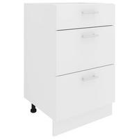 Küchenunterschrank Esilo B: 50 Cm Weiß - Weiß, KONVENTIONELL, Holzwerkstoff (50/82/46cm) - MID.YOU