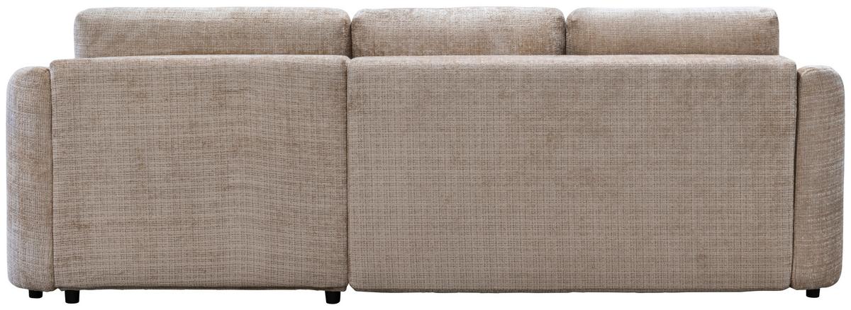 Rohová sedačka PAOLA, pravá, kašmírová ženilka - čierna/kašmírová, Design, textil (270/154cm)