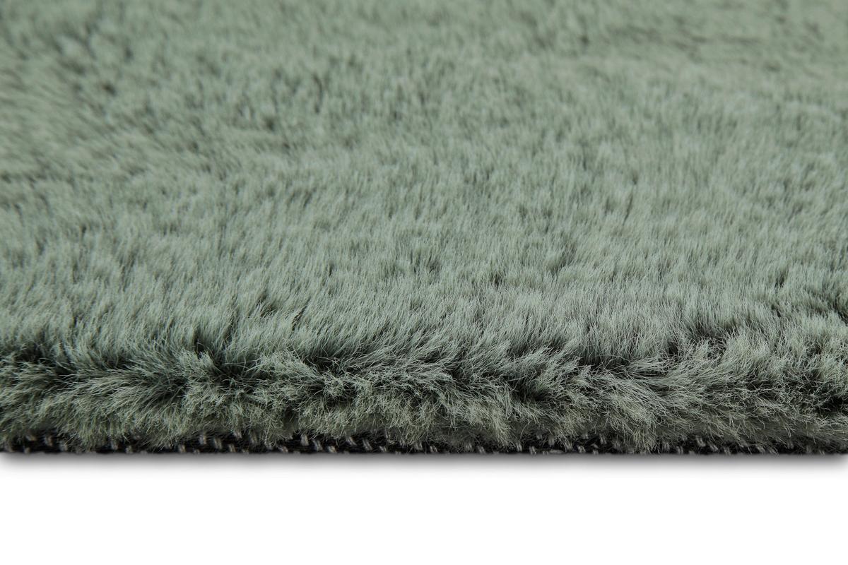 Hochflorteppich Grün, Bxl: Ca. 70x140 Cm - Salbeigrün, KONVENTIONELL, Textil (70/140cm) - Esprit