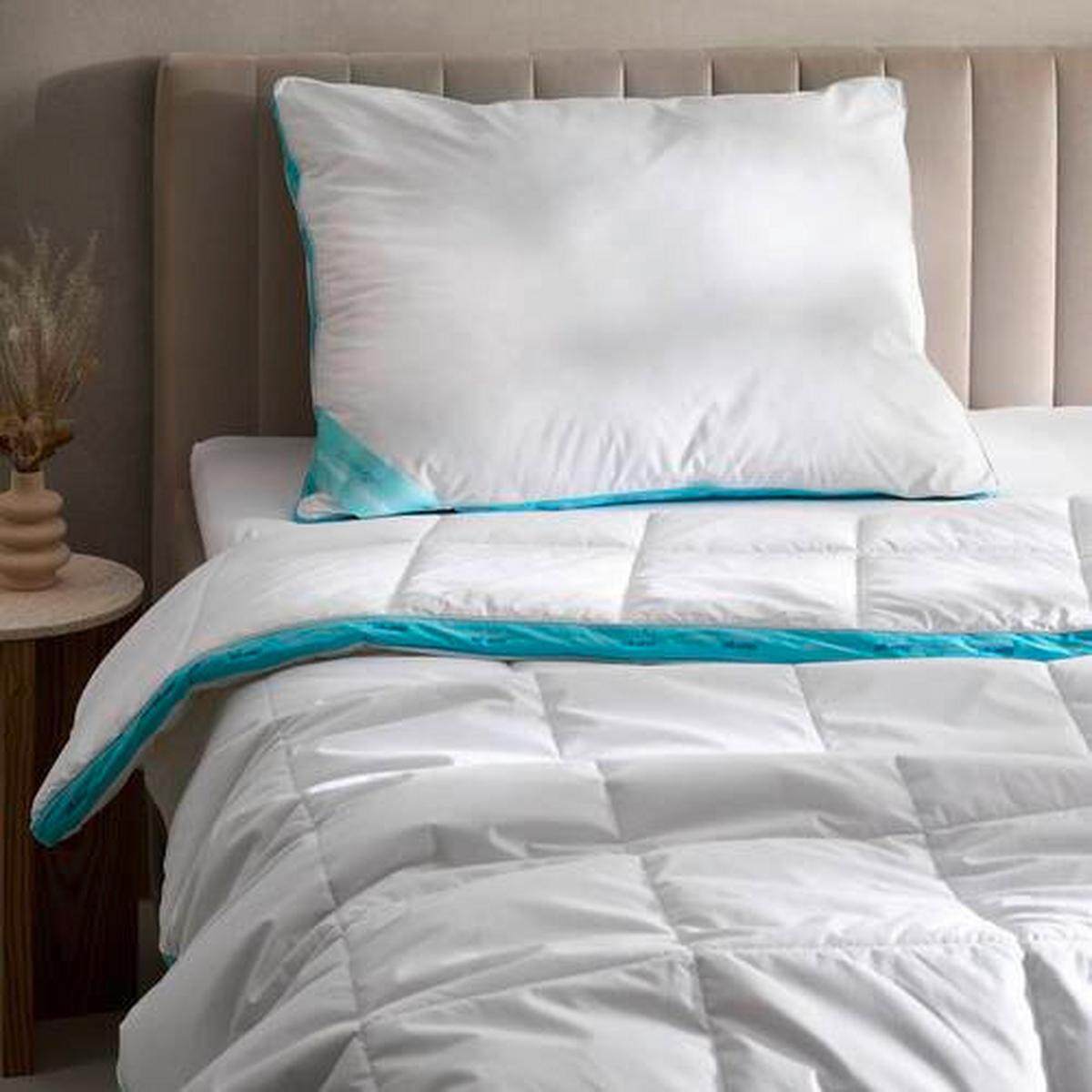 Tříkomorový polštář Wellness, 70/90 cm - bílá, textil (70/90cm) - Nadana