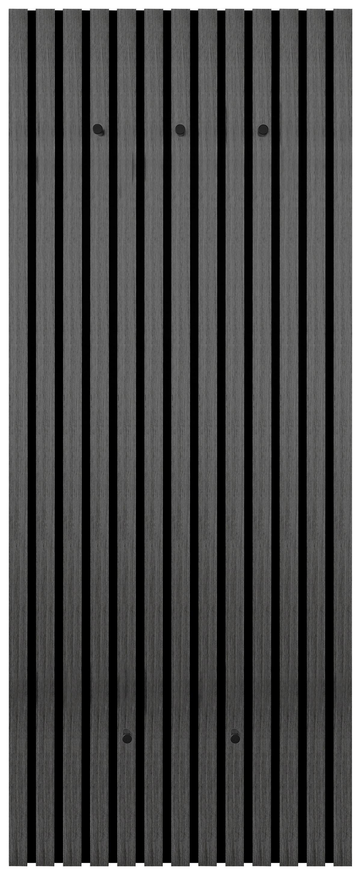 Šatníkový panel GRACE v dekore dub sivý - sivá, Modern, kompozitné drevo/textil (50/125/7cm) - Mömax