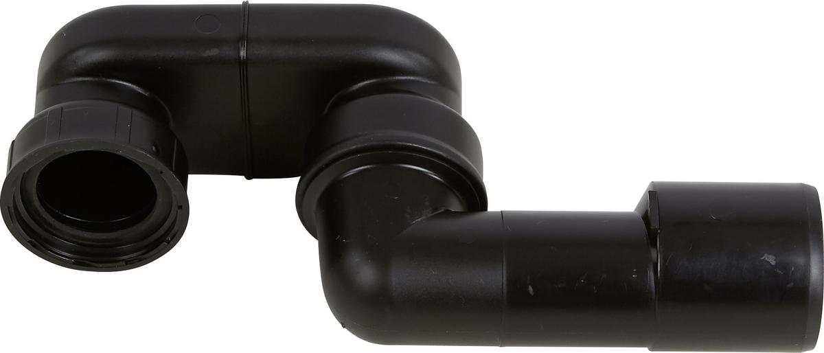 Montageset Für Badewanne - Silberfarben/Schwarz, KONVENTIONELL, Metall