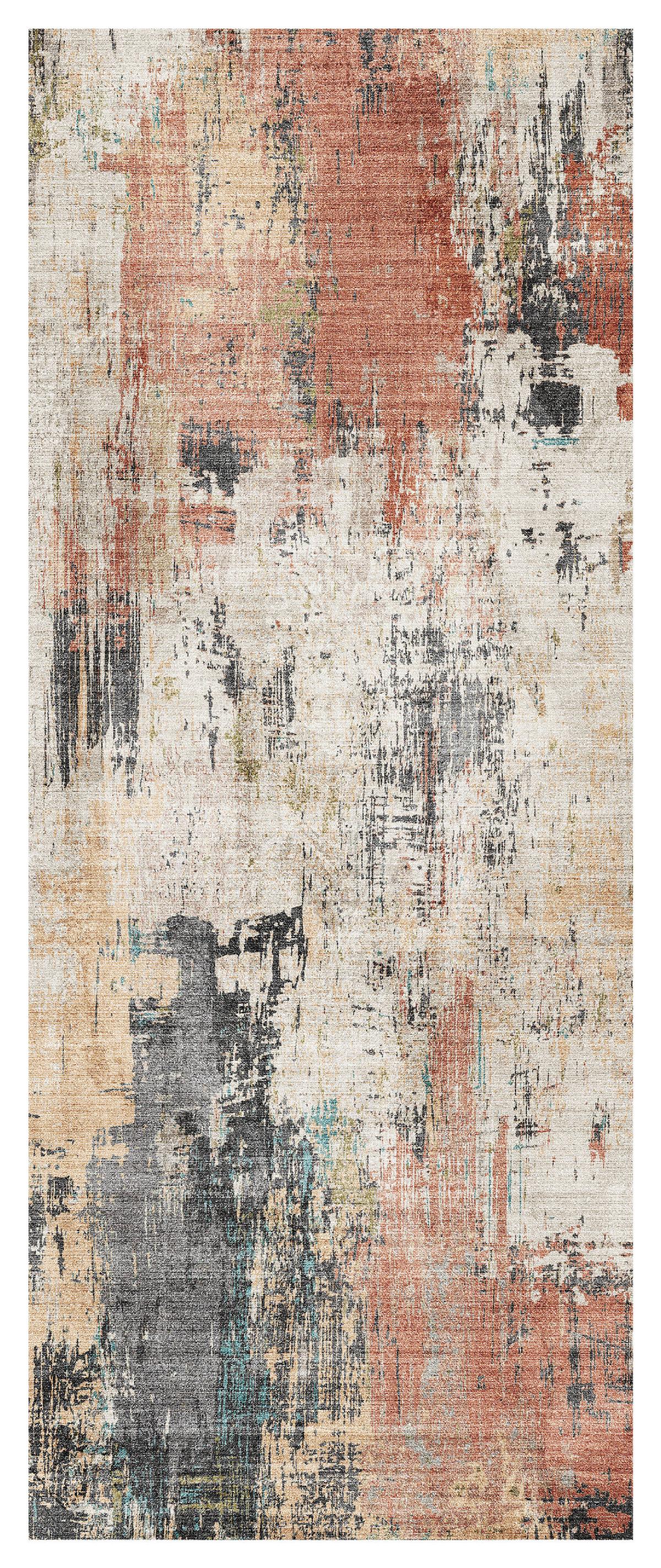 Läufer Alberto - Terracotta/Creme, ROMANTIK / LANDHAUS, Textil (80/200cm) - James Wood