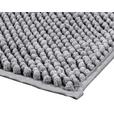 Badematte Usedom Grau/Silber 60x100 cm Rutschhemmend - Silberfarben/Grau, MODERN, Textil (60/100cm) - Luca Bessoni