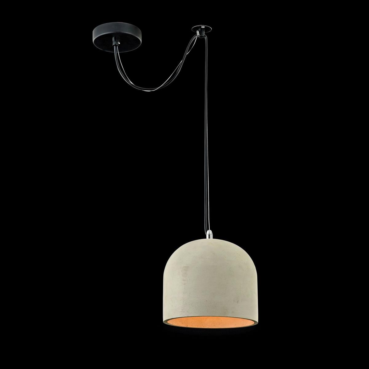 Pendelleuchte Broni - Schwarz/Grau, Trend, Stein/Metall (20/18cm) - MAYTONI