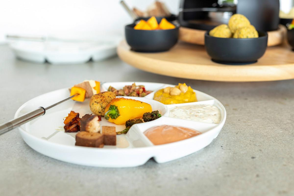 Tellerset Weiß 4--Teilig. ca. 24 cm - Weiß, Trend, Keramik (24cm) - Mäser