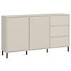 Kommode Avenale Kaschmir B: 157,8 Cm - Kaschmir/Schwarz, Trend, Holzwerkstoff (157,8/91,6/40cm)