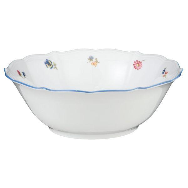 Schüssel Aus Keramik Weiß/ Blau Sonate D/H: ca. 24/7 cm - Blau/Weiß, KONVENTIONELL, Keramik (24/24/7cm) - Seltmann Weiden
