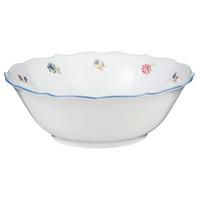 Schüssel Aus Keramik Weiß/ Blau Sonate D/H: ca. 24/7 cm - Blau/Weiß, KONVENTIONELL, Keramik (24/24/7cm) - Seltmann Weiden