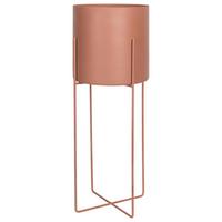 Obal na kvetináč Cross, 20/64cm - terakotová, kov (20/64cm) - Modern Living