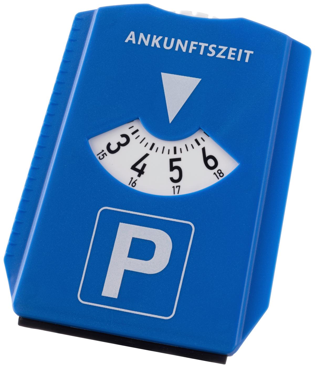 Parkuhr Isabella - Blau/Schwarz, KONVENTIONELL, Kunststoff (12/15/0,8cm) - Ondega