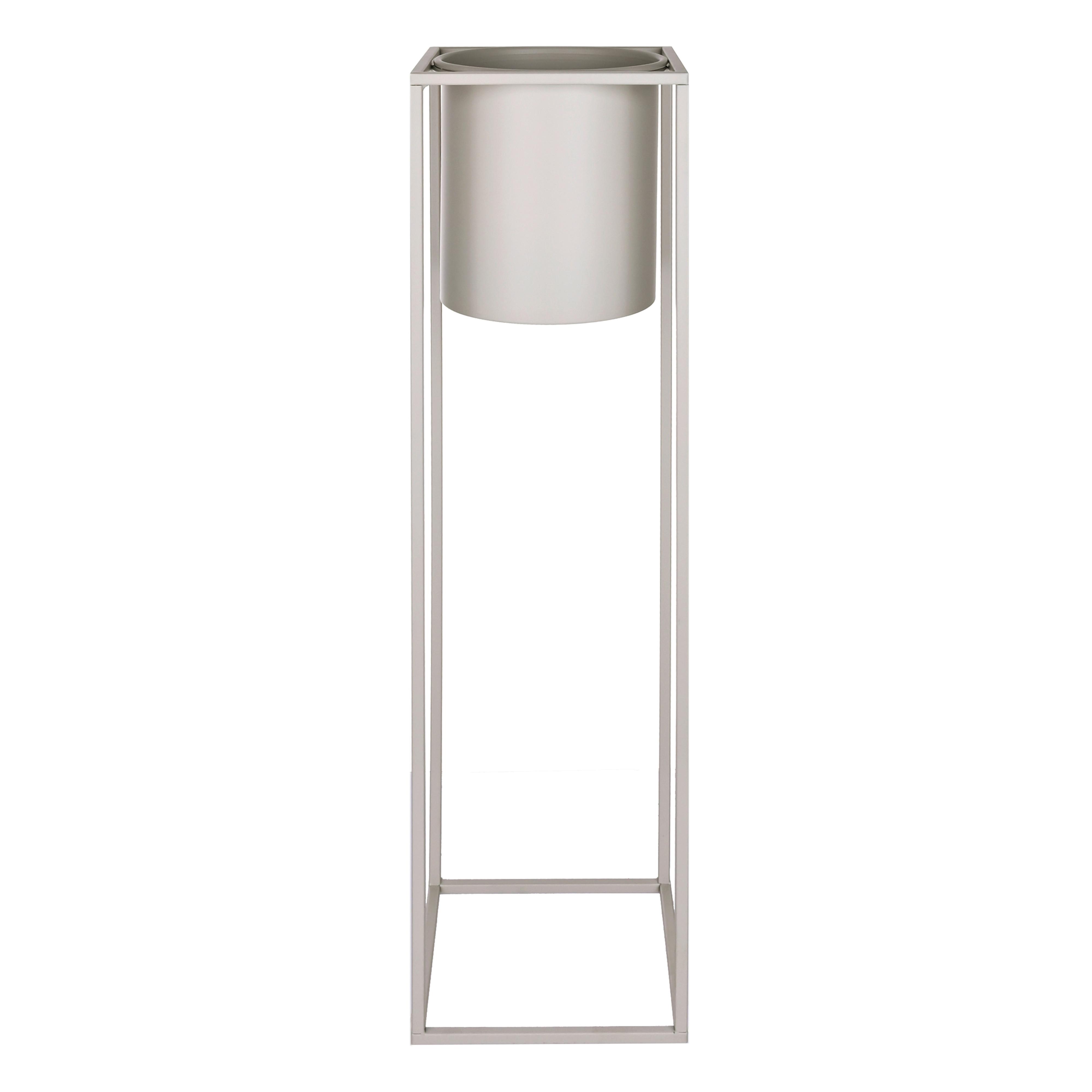 Obal na květináč KIARA -AKT- - béžová, Lifestyle, kov (21/80,5cm) - Mömax