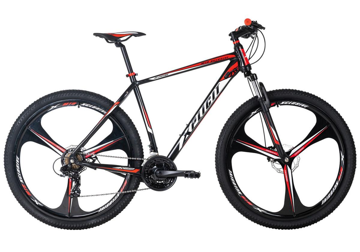 Mountainbike Hardtail 29 Zoll Xplicit 21 Gänge - Rot/Schwarz, Basics, Metall (139/76/21cm) - KS Cycling